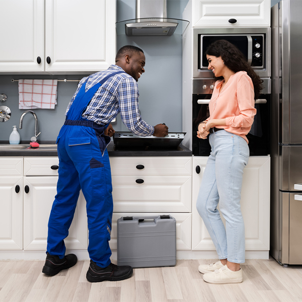 can you provide an estimate for cooktop repair before beginning any work in Charleston